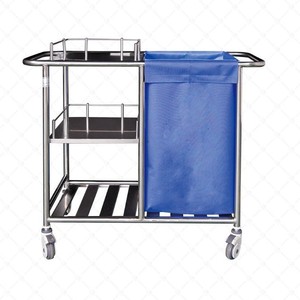 Chariot de soins infirmiers Xin Yuchen 940x450x900mm en acier inoxydable, chariot médical pour usage en salle d'hôpital - Product Image 2