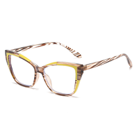 Gafas de Sol Cat-Eye 869 con Protección Anti-Luz Azul para Mujer, Montura Completa que Estiliza el Rostro, Estilo Influencer