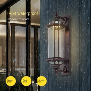 โคมไฟทองแดงกันสนิมกันน้ำสำหรับสวนโคมไฟติดผนังกลางแจ้งวิลล่าระเบียงปรับแต่งได้โคมไฟติดผนังกลางแจ้งแบบย้อนยุค - Product Image 5