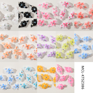 6 pièces de breloques pour ongles en acrylique faites à <span class=keywords><strong>la</strong></span> main pour <span class=keywords><strong>la</strong></span> Saint-Valentin pour femme - Product Image 2