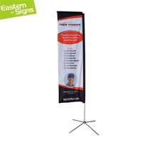 Drapeau carré imprimé sur mesure, drapeau de plage personnalisé avec visibilité double face, drapeaux en fibre de polyester pour la publicité