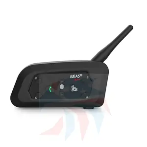 BT5.1 V6 Pro High Quality Intercom For Motorcycle Helmet Bluetooth Intercom Wireless Interphoness Motorbike BT Interphone