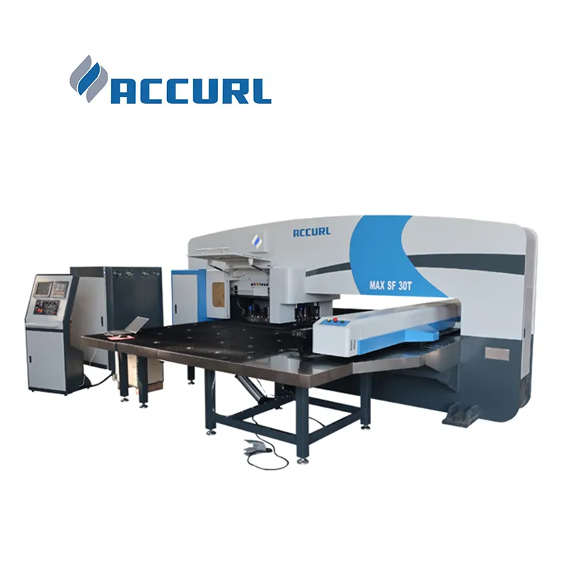 Closed type sheet metal processing cnc turret punch press/hole punching machine