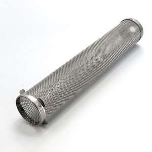 Bán buôn cung cấp 10 30 40 80 100 120150 200 Micron lưới thép không gỉ sàng vòng hình dạng dệt dây lưới lọc silencer Ống - Product Image 2