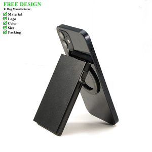 Nuevo Tarjetero de Aluminio con Protección RFID Anti-Robo para Hombre, Ultrafino, Magnético, con Soporte para Teléfono - Product Image 1