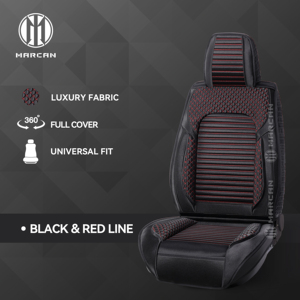 Marcan Marcan LEIISURE Stylish Stripe & Pattern Car <b>Interior</b> <b>Accessories</b> 360 Degree Full Covered Fabric Car Seat Covers - Product Image 2