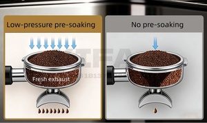 Cafetera Comercial de 2 Grupos con Estructura de Acero Inoxidable de Alta Resistencia y Gran Espacio para Tazas Altas y Vasos de Viaje - Product Image 4