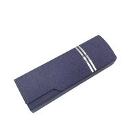 Boîte à lunettes en acier faite à la main, portable, avec logo personnalisé OEM, étui à lunettes pour femmes et hommes, étui à lunettes de soleil avec logo personnalisé