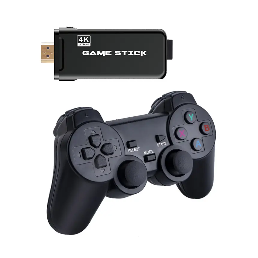 GPM8 64G Built-in 10000 Games mini 2.4G Wireless Controller 4K HD TV Game Stick Video Game player