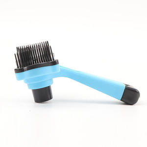 Ensemble de bain pour chiens pour petits animaux, facile à nettoyer, pour poils longs et courts, brosse de nettoyage pour animaux de compagnie en plastique écologique, éliminateur de poils - Product Image 4