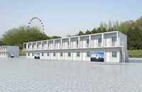 Maisons mobiles préfabriquées modernes et compactes, maisons conteneurs préfabriquées, maisons pliables et transportables, Chine