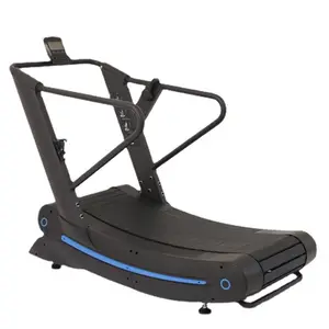 Gebogen Loopband Fitnessapparatuur Machine Gymnastiek Gebruik Fitness Apparatuur Air Runner No Power Loopband