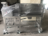 Mélangeur de poudre à double ruban, mélangeur à vis automatique en forme de T avec fonction de séchage pour additifs d'engrais chimiques