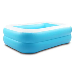 Newbility 117*84*34 см сине-белый большой бассейн детский надувной утолщенный домашний портативный пузырьковый бассейн
