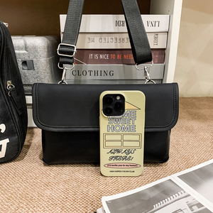 Fashionable Casual Crossbody <strong>Bag</strong> Luxurious PU Single-shoulder <strong>Bag</strong> for Multi-scenario Lightweight <strong>Mobile</strong> Phone <strong>Bag</strong> Durable - Product Image 5