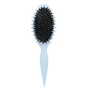 Markdown Sale Paddle Brosse à cheveux en poils de sanglier souples Brosse à cheveux en poils de sanglier en plastique <span class=keywords><strong>bleu</strong></span> - Product Image 6