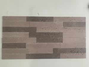 Panneau mural en béton léger à larges rayures, carreaux flexibles pour mur - Product Image 5