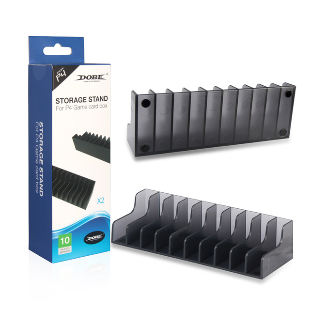 2 Pcs/set CD Discs Storage Bracket Holder for PS4 Game Accessories for PS4 Slim Pro Game Disk Stand