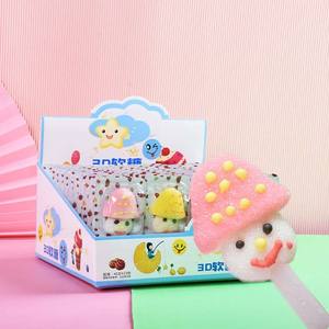 Animales de dibujos animados marinos Festival de algodón de azúcar palitos de algodón de azúcar cafetería informal aperitivos Halal caja de certificación dulces sueltos - Product Image 3