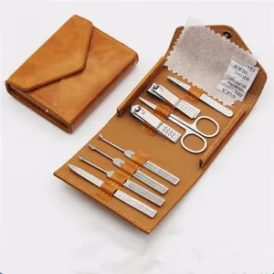 WELLFLYER High Quality Wallet Manicure Sets Nail Clippers Pedicure Set Tools Manicure And Pedicure Equipment