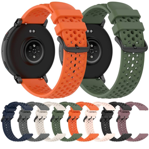Bracelets de montre en caoutchouc maillé style <span class=keywords><strong>officiel</strong></span> Win-Win, confortables, étanches, pour Amazfit Active Max - Product Image 2