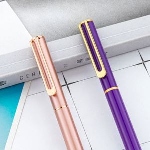 Wholesale Custom Logo 1.0Mm Hotel Promotional Advertising Gift Business Metal Ballpoint <b>Pen</b> - Product Image 2