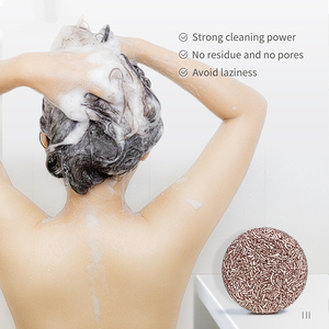 Venta al por mayor, Vegano polygonum multiflorum sólida Barra de champú para el pelo de raíz fortalecer champú jabón - Product Image 5