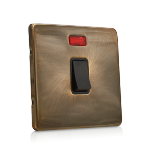 Shinelite chất lượng tốt CE ROHS dân cư kim loại 45A BS nồi ổ cắm tường chuyển đổi với thép không gỉ Bảng điều chỉnh - Product Image 3