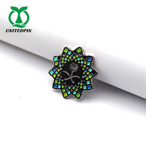 Pin Magnet Kustom Promosi Produsen Arab Saudi Enamel Pin Magnet Pin Lencana - Product Image 2