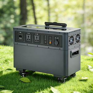 Custom <b>Solar</b> <b>Generator</b> LiFePO4 Battery Station MPPT Pure Sine Wave Inverter 2000W Portable Fast Charging Outdoor Power Model - Product Image 4