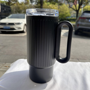 DD3983 Twist-On 3-Way Lid <b>Tumbler</b> <b>Handle</b> Straw 40 oz Double Wall Vacuum Insulated Stainless Steel Cup Travel 24-36hr Thermal - Product Image 2