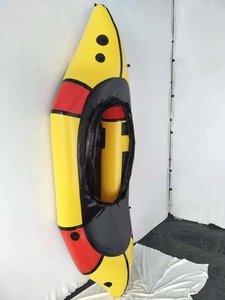 Factory <span class=keywords><strong>Outlet</strong></span> 250cm TPU Agua Blanca <span class=keywords><strong>Kayak</strong></span> Bote inflable Bote de remos con cubierta de pulverización Alpacka Packraft - Product Image 2
