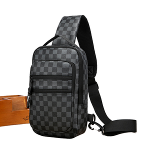 Bolsas de peito masculinas, transversais, de ombro único, com grande capacidade de armazenamento, mochilas multifuncionais, resistentes à água. - Product Image 1