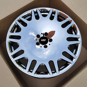 ล้อแม็กซ์โครเมียม 20 นิ้ว 5X120 5X112 R20 สีดำเงิน สำหรับรถยนต์เมย์บัค บีเอ็มดับเบิลยู ซีรีส์ 1 - Product Image 3