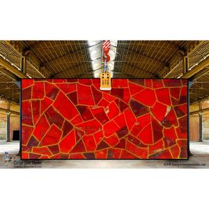 Red-Jasper-with-<b>Gold</b> Best Quality Multi Jasper Marble Slab Stone Factory-Made <b>White</b> <b>Kitchen</b> <b>Tiles</b> Colorful Per Square Meter New - Product Image 1