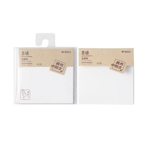 Notes autocollantes saveur originale 3x3 50 feuilles vierges lignées transparentes YS-603 604 607 pour usage bureautique - Product Image 3