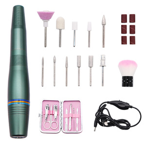 Pulidor De Uñas Eléctrico Profesional <span class=keywords><strong>Manicura</strong></span>, Pulidor Taladro Nail Pulidora <span class=keywords><strong>Torno</strong></span> Nail Art File Drill La Forma De La Pluma - Product Image 1