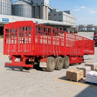 Semi-remorque porte-conteneurs JINFENG en acier à trois essieux avec suspension pneumatique et train de roulement robuste haute capacité pour camions et remorques