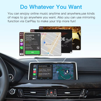 Kit de rétrofit sans fil Android Auto CarPlay avec télécommande pour système BMW NBT F10/F20/F30/F15/F25/E60/E90 Série 1-7
