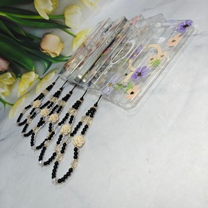 เคสโทรศัพท์ใสลายดอกไม้เชอร์รี่น่ารักพร้อมสายรัดข้อมือลูกปัดฝาครอบป้องกันโปร่งใสสำหรับ iPhone 17 PRO MAX Samsung <span class=keywords><strong>OPPO</strong></span> VIVO - Product Image 6