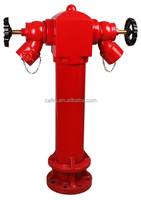 Hydrant extérieur BS750 DN100 1,6 MPa à baril humide pour la sécurité incendie municipale