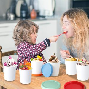 <span class=keywords><strong>Ice</strong></span> <span class=keywords><strong>Cream</strong></span> container với Silicone nắp bị rò rỉ-miễn phí, tái sử dụng <span class=keywords><strong>ice</strong></span> <span class=keywords><strong>cream</strong></span> container lưu trữ cho tủ đông sô cô la Sorbet - Product Image 4