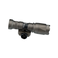 Senter LED Taktis SF M300C Metal Scout Light, Cahaya Kuat untuk Aksesoris Berburu, Lampu Senjata