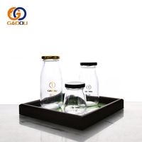 Grosir Stoples Puding Kosong 100ml 200ml Stoples Yogurt Bening dengan Tutup Gabus Stoples Kaca untuk Selai Madu Mousse Souvenir Pernikahan