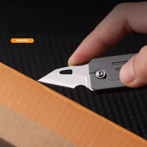 Mini couteau de démontage, livraison express, lame tranchante, haute dureté, pliable, portable, porte-clés, couteau à fruits - Product Image 3