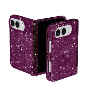 Nuova custodia pieghevole <span class=keywords><strong>per</strong></span> telefono Fold-<span class=keywords><strong>killer</strong></span> Glitter Pink PC trasparente due in uno con protezione <span class=keywords><strong>per</strong></span> l'obiettivo e resistente alle cadute - Product Image 3