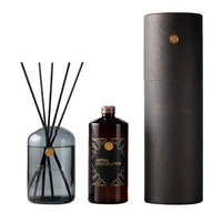Diffuseur de parfum d'ambiance en verre de luxe, écologique, sans BPA, 500 ml, longue durée, parfum hôtelier cinq étoiles, décoration de pièce, diffuseur à bâtonnets