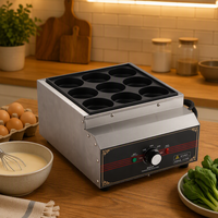 Machine à œufs et burgers électrique professionnelle 2000W+ à épaisseur réglable pour les snack-bars avec tension personnalisable