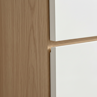 Table de maquillage murale moderne de style nordique avec miroir LED escamotable et 2 tiroirs pour petit appartement, chambre à coucher, table de chevet