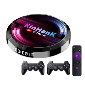 टीवी बॉक्स w खेल Suppliers-सुपर कंसोल X अधिकतम रेट्रो वीडियो गेम कंसोल PSP के लिए 50000 खेल में बनाया/N64/Sega शनि खेल प्लेयर समर्थन वाईफ़ाई 4K मिनी टीवी बॉक्स